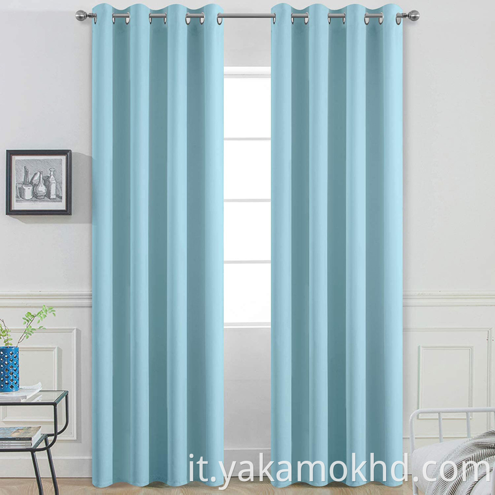 52-84 Sky Blue Curtains